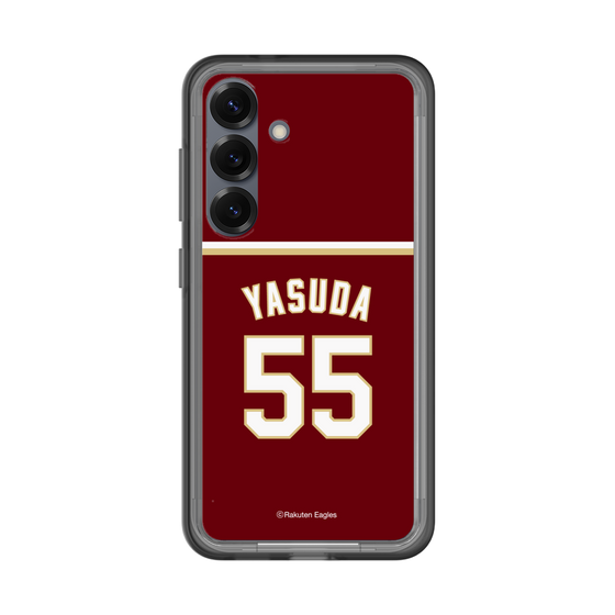 スリムプロテクションプレミアムケース［ 楽天イーグルス - #55 Yasuda - ビジター ］