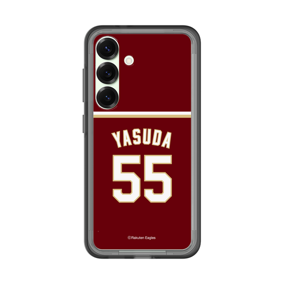 スリムプロテクションプレミアムケース［ 楽天イーグルス - #55 Yasuda - ビジター ］