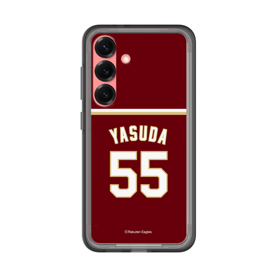 スリムプロテクションプレミアムケース［ 楽天イーグルス - #55 Yasuda - ビジター ］