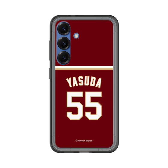 スリムプロテクションプレミアムケース［ 楽天イーグルス - #55 Yasuda - ビジター ］