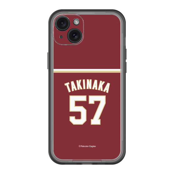 スリムプロテクションプレミアムケース［ 楽天イーグルス - #57 Takinaka - ビジター ］