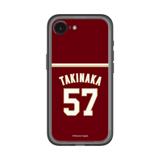 スリムプロテクションプレミアムケース［ 楽天イーグルス - #57 Takinaka - ビジター ］