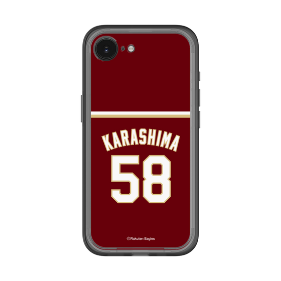 スリムプロテクションプレミアムケース［ 楽天イーグルス - #58 Karashima - ビジター ］