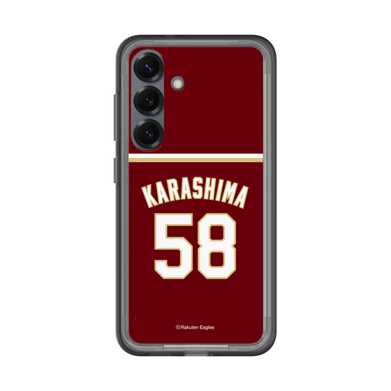 スリムプロテクションプレミアムケース［ 楽天イーグルス - #58 Karashima - ビジター ］