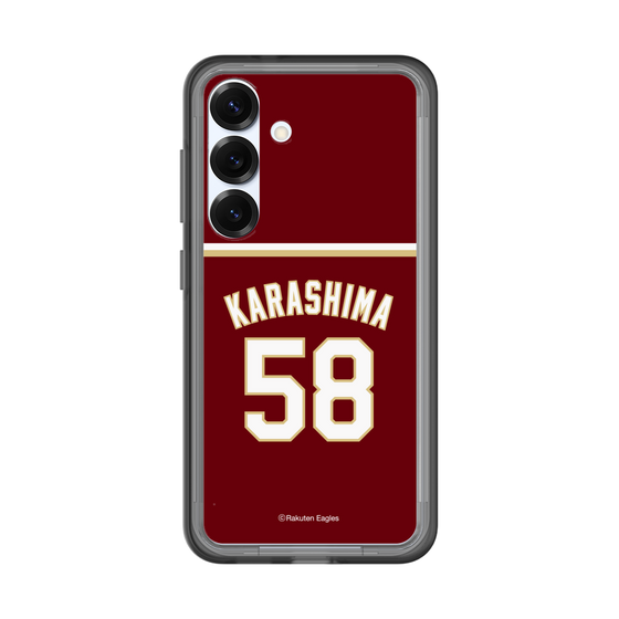 スリムプロテクションプレミアムケース［ 楽天イーグルス - #58 Karashima - ビジター ］
