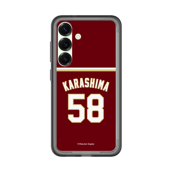 スリムプロテクションプレミアムケース［ 楽天イーグルス - #58 Karashima - ビジター ］
