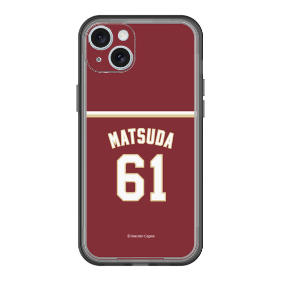 スリムプロテクションプレミアムケース［ 楽天イーグルス - #61 Matsuda - ビジター ］