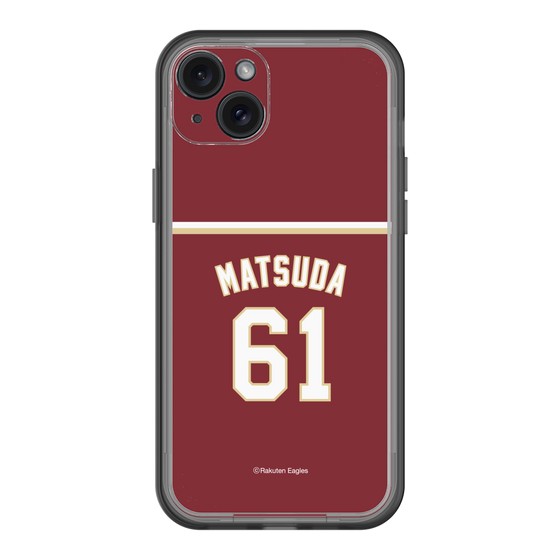 スリムプロテクションプレミアムケース［ 楽天イーグルス - #61 Matsuda - ビジター ］