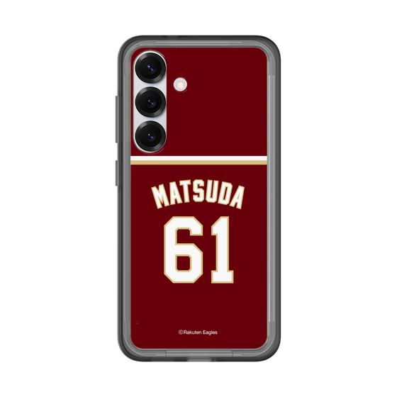 スリムプロテクションプレミアムケース［ 楽天イーグルス - #61 Matsuda - ビジター ］