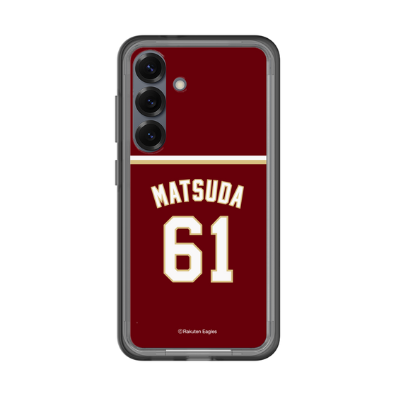 スリムプロテクションプレミアムケース［ 楽天イーグルス - #61 Matsuda - ビジター ］