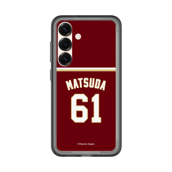 スリムプロテクションプレミアムケース［ 楽天イーグルス - #61 Matsuda - ビジター ］