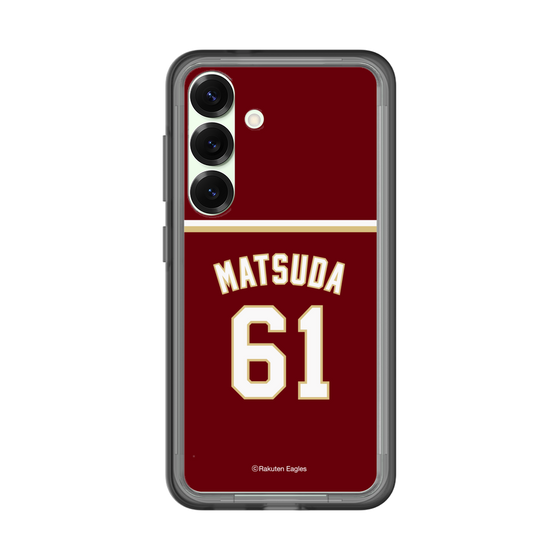スリムプロテクションプレミアムケース［ 楽天イーグルス - #61 Matsuda - ビジター ］
