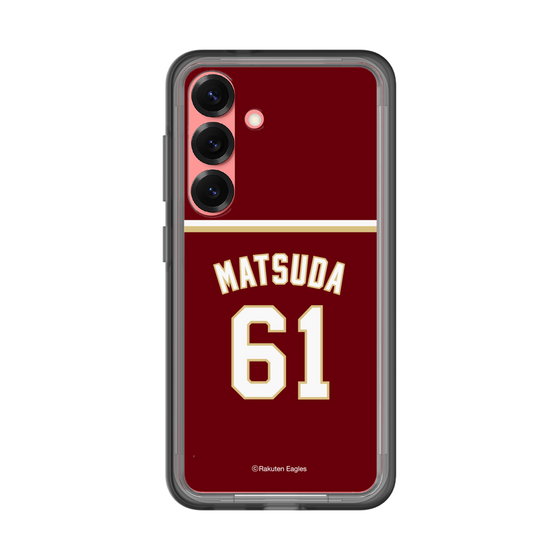 スリムプロテクションプレミアムケース［ 楽天イーグルス - #61 Matsuda - ビジター ］