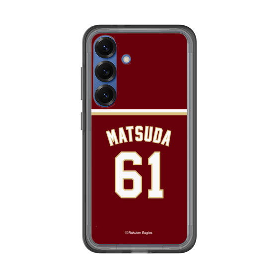 スリムプロテクションプレミアムケース［ 楽天イーグルス - #61 Matsuda - ビジター ］