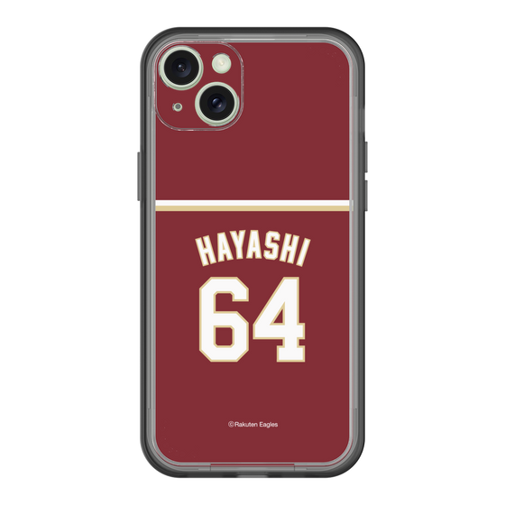 スリムプロテクションプレミアムケース［ 楽天イーグルス - #64 Hayashi - ビジター ］
