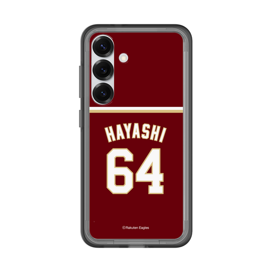 スリムプロテクションプレミアムケース［ 楽天イーグルス - #64 Hayashi - ビジター ］