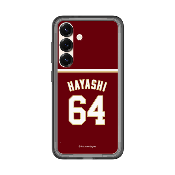 スリムプロテクションプレミアムケース［ 楽天イーグルス - #64 Hayashi - ビジター ］