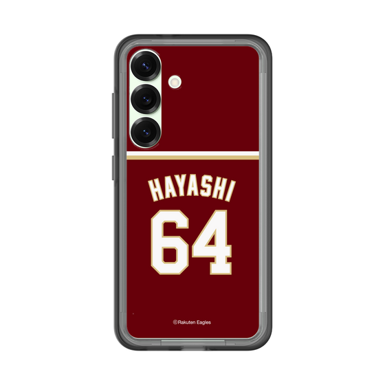 スリムプロテクションプレミアムケース［ 楽天イーグルス - #64 Hayashi - ビジター ］