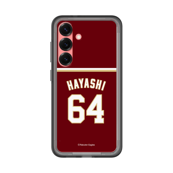 スリムプロテクションプレミアムケース［ 楽天イーグルス - #64 Hayashi - ビジター ］
