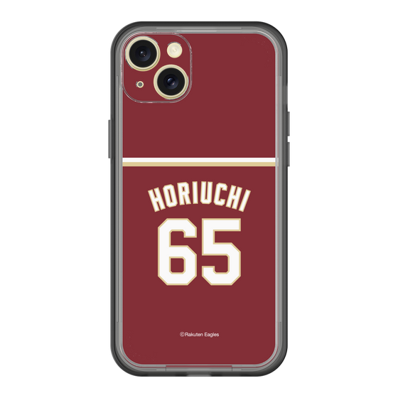 スリムプロテクションプレミアムケース［ 楽天イーグルス - #65 Horiuchi - ビジター ］