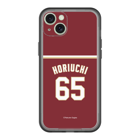 スリムプロテクションプレミアムケース［ 楽天イーグルス - #65 Horiuchi - ビジター ］