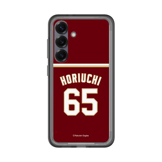 スリムプロテクションプレミアムケース［ 楽天イーグルス - #65 Horiuchi - ビジター ］