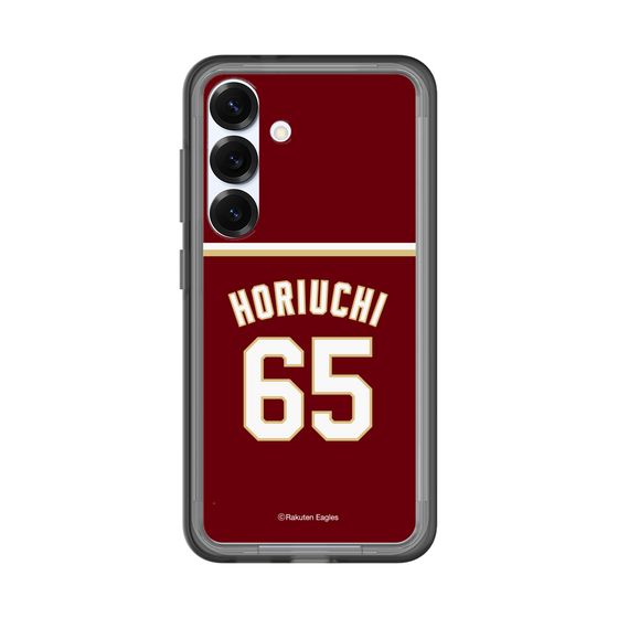 スリムプロテクションプレミアムケース［ 楽天イーグルス - #65 Horiuchi - ビジター ］