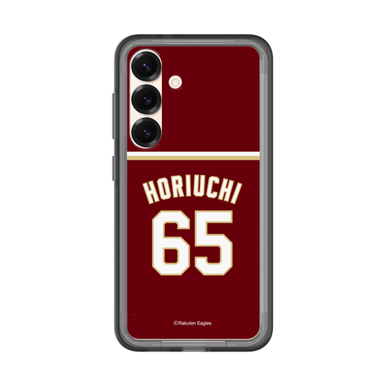 スリムプロテクションプレミアムケース［ 楽天イーグルス - #65 Horiuchi - ビジター ］