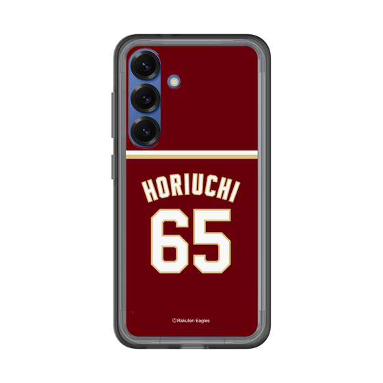スリムプロテクションプレミアムケース［ 楽天イーグルス - #65 Horiuchi - ビジター ］