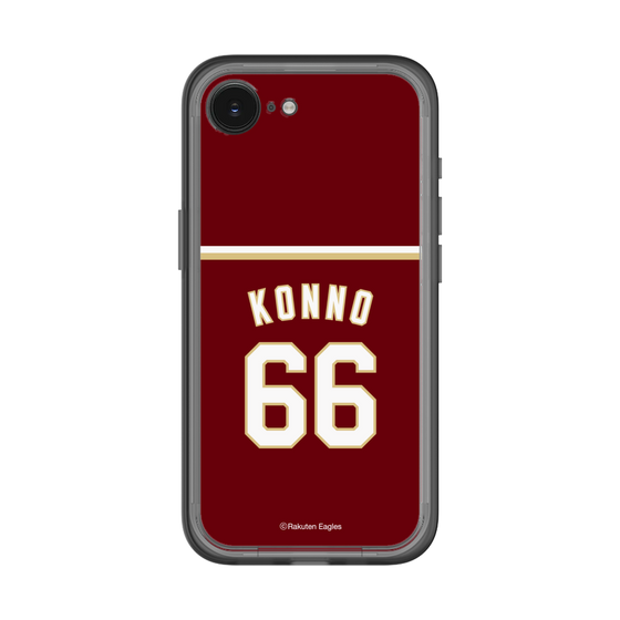 スリムプロテクションプレミアムケース［ 楽天イーグルス - #66 Konno - ビジター ］