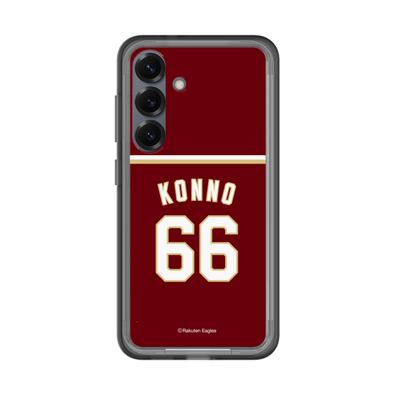スリムプロテクションプレミアムケース［ 楽天イーグルス - #66 Konno - ビジター ］