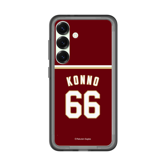 スリムプロテクションプレミアムケース［ 楽天イーグルス - #66 Konno - ビジター ］