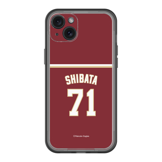 スリムプロテクションプレミアムケース［ 楽天イーグルス - #71 Shibata - ビジター ］