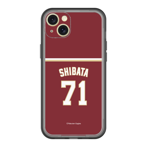 スリムプロテクションプレミアムケース［ 楽天イーグルス - #71 Shibata - ビジター ］