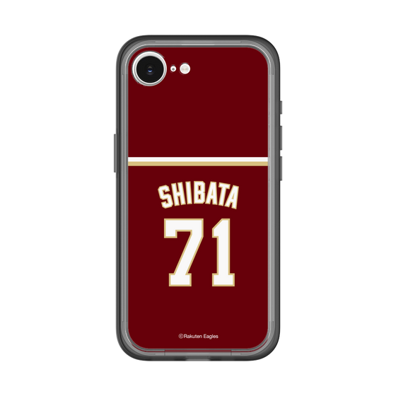 スリムプロテクションプレミアムケース［ 楽天イーグルス - #71 Shibata - ビジター ］