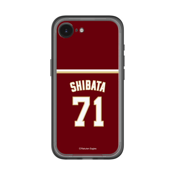 スリムプロテクションプレミアムケース［ 楽天イーグルス - #71 Shibata - ビジター ］
