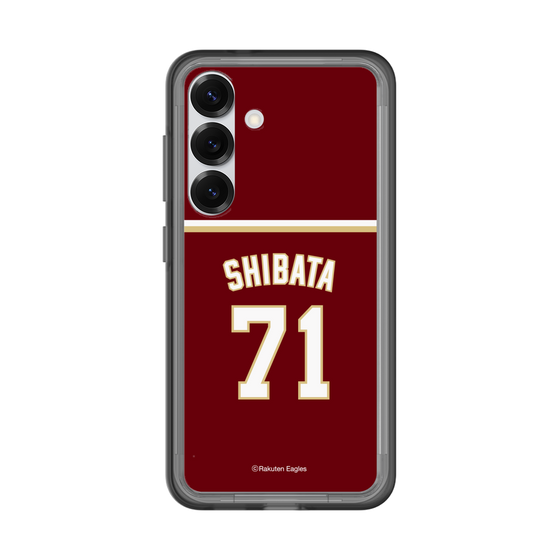 スリムプロテクションプレミアムケース［ 楽天イーグルス - #71 Shibata - ビジター ］