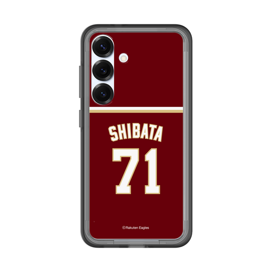 スリムプロテクションプレミアムケース［ 楽天イーグルス - #71 Shibata - ビジター ］