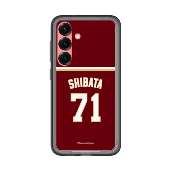 スリムプロテクションプレミアムケース［ 楽天イーグルス - #71 Shibata - ビジター ］