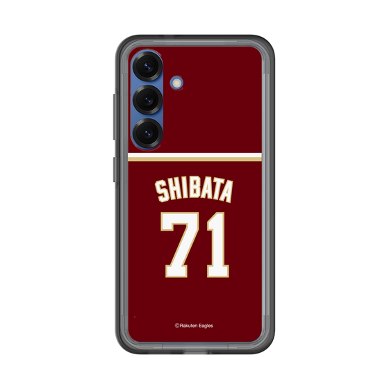 スリムプロテクションプレミアムケース［ 楽天イーグルス - #71 Shibata - ビジター ］