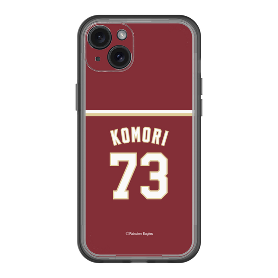 スリムプロテクションプレミアムケース［ 楽天イーグルス - #73 Komori - ビジター ］