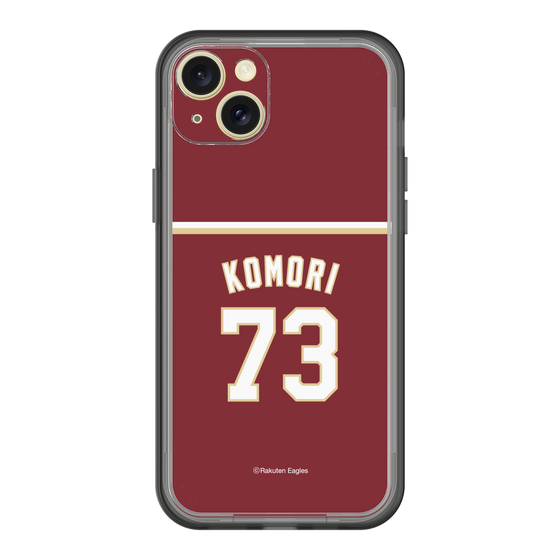 スリムプロテクションプレミアムケース［ 楽天イーグルス - #73 Komori - ビジター ］