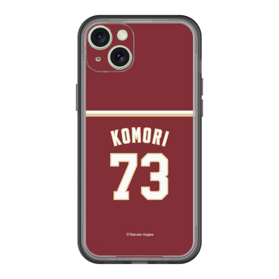 スリムプロテクションプレミアムケース［ 楽天イーグルス - #73 Komori - ビジター ］