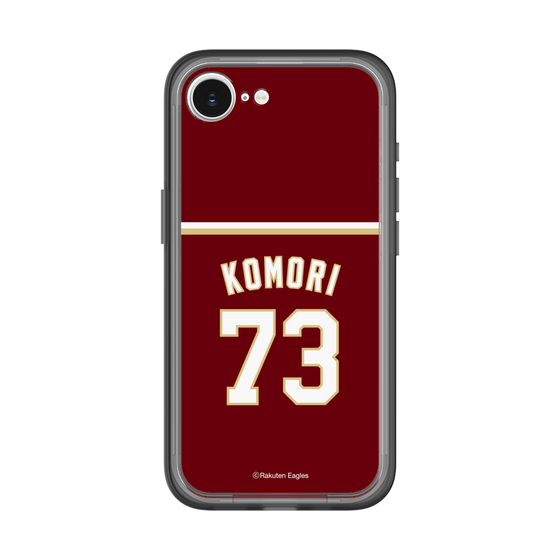 スリムプロテクションプレミアムケース［ 楽天イーグルス - #73 Komori - ビジター ］