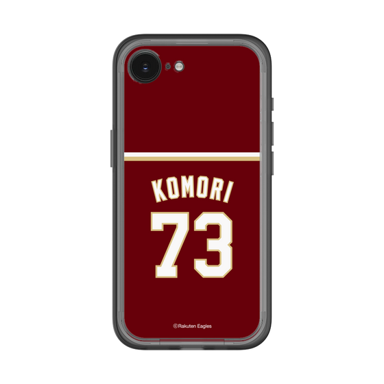 スリムプロテクションプレミアムケース［ 楽天イーグルス - #73 Komori - ビジター ］