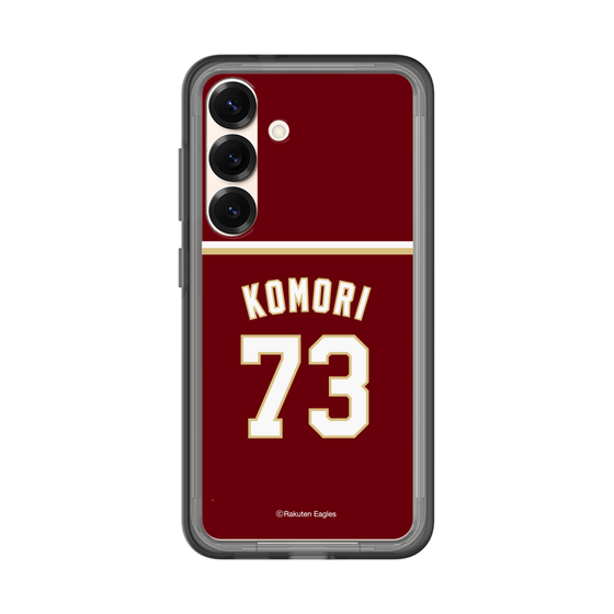 スリムプロテクションプレミアムケース［ 楽天イーグルス - #73 Komori - ビジター ］
