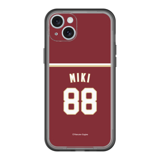 スリムプロテクションプレミアムケース［ 楽天イーグルス - #88 Miki - ビジター ］