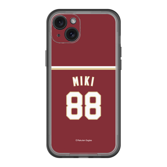 スリムプロテクションプレミアムケース［ 楽天イーグルス - #88 Miki - ビジター ］