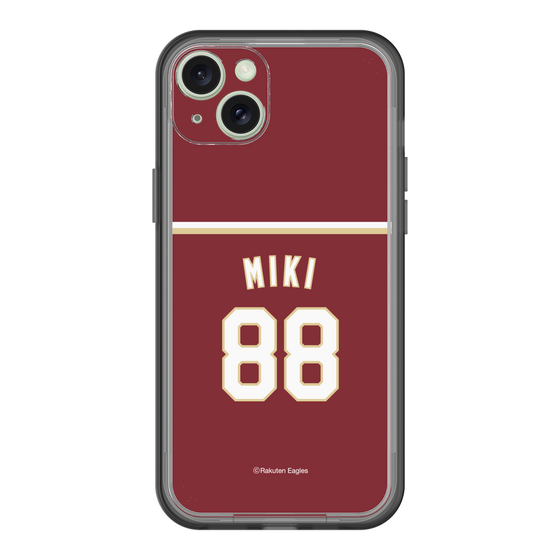 スリムプロテクションプレミアムケース［ 楽天イーグルス - #88 Miki - ビジター ］