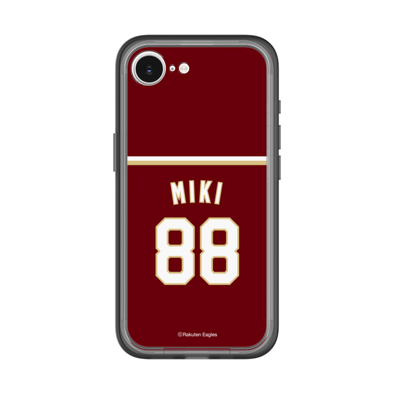 スリムプロテクションプレミアムケース［ 楽天イーグルス - #88 Miki - ビジター ］
